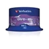 Verbatim DVD+R 16 X 4.7GB Branded Matt Silver,50 Pack, 43550 (Matt Silver,50 Pack)