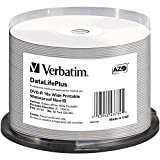 Verbatim Dvd-R 16 x Wide Printable Waterproof No ID Brand