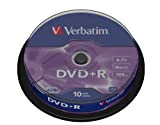 Verbatim Dvd+r 4.7GB Printable - Confezione da 10