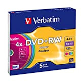 Verbatim Dvd+rw 4.7GB - Confezione da 5