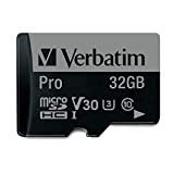 Verbatim Pro Flash Card MicroSD, 32GB, Nero