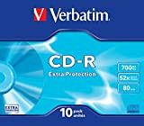 Verbatim VB-CRD19SC - Blank CDs (CD-R, 700 MB, 10 pc(s), 52x, 80 min, Slimcase)