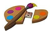 Verniciatura Pallet Vernice e Pennello Pittore 16 GB - Painterpallet - Chiavetta Pendrive - Memoria Archiviazione dei Dati - USB ...