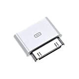 vhbw Adattatore Compatibile con Apple iPhone 4GB, 8GB, 4S Cellulare Smartphone - Adattatore Micro USB a connettore 30 Pin, Bianco
