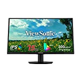 Viewsonic VA2718-SH - Monitor da 68,6 cm (27") Full HD, IPS, HDMI, VGA, Eye-Care, Eco-Mode, colore: Nero