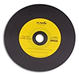 vinile CD-R NMC, Carbon Dye completo nero Retro CD vergine 700 MB 25 pezzi giallo