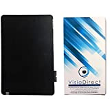 Visiodirect® Schermo Vetro Completo per ASUS Transformer Book T101HA B101EAN02 Tablet Nero Touchscreen + LCD