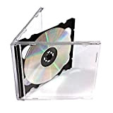 Vision Media custodie per CD doppio posto nero e trasparente bordo 10.4mm - pezzi 5