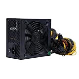 VIVONAS Bitcoin Miner 2000 W Mining Power Supply Support 8 GPU Rig,for Ethereum with Auto-Thermally Controlled Fan, 110V-240V 2x12AWG to ...