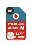 Vodafone Scheda SIM prepagata CallYa Allnet Flat M senza contratto, rete 5G | Xmas-Special | ora 6 mesi 12 invece ...