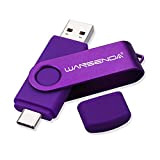 WANSENDA - Chiavetta USB USB 3.0 da 128 GB, tipo C, USB 3.0, per dispositivi Android di tipo C e ...