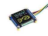 Waveshare 1.5inch RGB OLED Display Module 128x128 16-Bit High Color SPI Interface SSD1351 Driver Raspberry Pi/Jetson Nano/STM32 Examples Provided