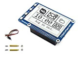 Waveshare 264x176 Resolution 2.7 inch e-Paper Display Hat E-Ink Screen LCD Module SPI Interface with Embedded Controller for Raspberry Pi ...