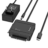 Wavlink - Adattatore da USB 3.0 a SATA/Adattatore per disco rigido SATA Dual-Bay/Adattatore per cavo per HDD/SSD SATA da 2,5/3,5 ...