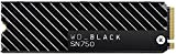 WD_BLACK SN750 1 TB NVMe SSD Interno con dissipatore di calore per Gaming ad Alte Prestazioni