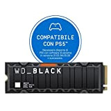 WD_BLACK SN850 2TB NVMe SSD per il gaming con dissipatore di calore - Funziona con PS5; Formato M2 2280; Tecnologia ...