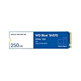 WD Blue SN570 250GB High-Performance M.2 PCIe NVMe SSD, con velocità di lettura fino a 3300 MB/s