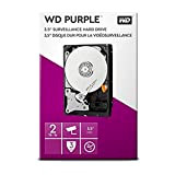 WD Purple 2 TB Hard Disk Interno Videosorveglianza 3,5" - Allframe 4K - 180 TB/anno, cache 64 MB, Classe 5.400 ...