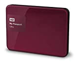 WD WDBBKD0020BBY-EESN My Passport Ultra Hard Disk Esterno Portatile, USB 3.0, 2 TB, Rosso