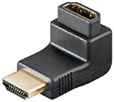 Wentronic 68782 - Adattatore HDMI a 19 pin, maschio/femmina, angolato 3 unidades
