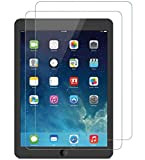 WEOFUN 2 Pezzi Vetro Temperato Compatibile con iPad Air/iPad Air 2/ iPad PRO 9.7 [0,33mm, 9H, Alta Trasparente]
