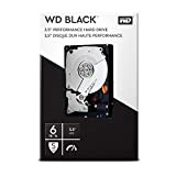 Western Digital WD_BLACK Disco Rigido Interno, Prestazioni 3.5" - Classe 7.200 RPM, SATA 6 Gb/s, Cache 256 MB, Nero, 6 ...