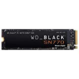 Western Digital WD Black SSD SN770 NVME 2TB PCIE GEN4 M.2 2280 WDS200T3X0E, 3600 W, Aluminium, Nero