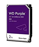 Western Digital WD20PURZ WD Purple Hard Disk per Videosorveglianza con Tecnologia Allframe 4K 3.5 Pollici SATA 6 GB/s 180TB/Anno, 64 ...