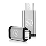 Wicked Chili MicroUSB a USB C OTG (On-The-Go) Adattatore Compatibile con Huawei EnVizion 360 e telecamere USB-C per Smartphone Micro-USB ...