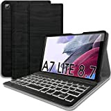Wineecy Custodia con Tastiera per Samsung Galaxy Tab A7 Lite 8.7 Pollici (SM-T225/SM-T220/SM-T227) 2021 Tablet [Layout Italiano], Slim Cover con ...