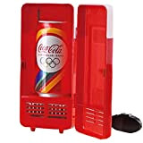 Winterworm®, mini frigorifero per auto e PC, USB, LED, per bevande, lattine di Coca-Cola e cibo, raffredda e scalda, colore ...