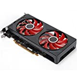 WWWFZS Scheda Grafica Gaming Gaming Graphics Card Fit for XFX Scheda Video RX 560 4 GB GDDR5 128Bit RX 560D ...