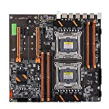 X99 Dual Server Motherboard, 2011-3 Pin DDR4 Gaming Motherboard con 4 USB3.0 Posteriori per Studio Computer Game Simulator E5CPU, Dual ...