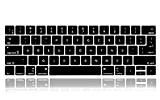 XHLWZR Dvorak - Cover protettiva in silicone per tastiera MacBook Pro con Touch Bar da 13" 15" (A2159, A1989, A1990, ...