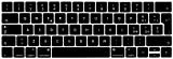 XHLWZR Italiano Silicone Coperchio della Tastiera per MacBook Pro Touch Bar 13" 15" (A2159, A1989, A1990, A1706, A1707) (2019 2018 ...