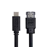 Xiwai - Adattatore USB 3.0 da USB-C a alimentazione su eSATA DC5V per convertitore eSATAp HDD/SSD/ODD