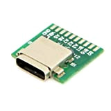 Xiwai DIY 24pin USB 3.1 Tipo C Maschio & Femmina Spina & Socket Connettore SMT Tipo con PC Board 1 ...