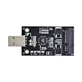 Xiwai Mini PCI-E mSATA a USB 2.0 SSD esterno PCBA Conveter Adattatore Pen Driver Card Senza Caso