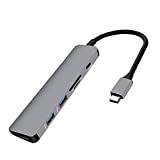 Xmiral Adattatore hub USB 6in1 per Lettore di schede TF da USB 3.0 a 4K da USB 3.0 a 4K ...