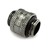 XSPC G1/4" Male to Male Rotary Fitting - Black Chrome
