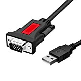 XTVTX Cavo USB a seriale RS232, cavo seriale da USB a DB9 maschio con chipset PL2303 Adattatore da USB a ...