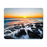Yanteng Mouse pad da gioco, Mouse Pad Sunset Scenic Over the Beach Tappetino antiscivolo in gomma perfetto per il lavoro ...