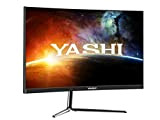 Yashi Monitor 27" Pioneer Curved IPS, 0.5 ms MPRT, 240HZ, 3x HDMI, 1x Display Port, Adaptive Sync, Flicker Free, Low ...