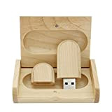 yaxiny 16 GB 3.0 acero legno USB flash drive con scatola di legno