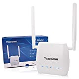 Yeacomm Router Wi-Fi 4G, Router Wireless Home Router CPE LTE, Hotspot WiFi CAT4 Mobile a 150 Mbps con Slot per ...