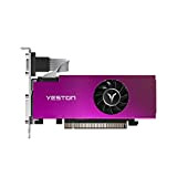 Yeston Schede Grafiche RX550-4G D5 LP Radeon Chill 4GB Memory GDDR5 128Bit 6000MHz VGA + HDMI + DVI-D GPU