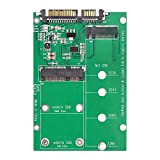 Yolando 2-in-1 Adattatore M.2 NGFF o mSATA SSD a SATA 3 SATA III Adapter Board, Ideale per Recupero di Dati