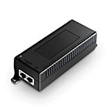 YuLinca Iniettore Gigabit Poe+ 2 Porte, 802.3af 15,4 W, 10/100/1000 Mbps, Plug & Play, Desktop/Montaggio a Parete, Distanza Fino a ...