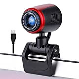 Yunir Webcam con microfono, fotocamera 2.0 HD Plug & Play USB 2.0 da 16 pollici per computer PC laptop, per ...