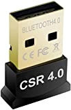 ZHIYUEN® Mini Bluetooth CSR 4.0 USB Bluetooth Adattatore Dongle Ricevitore Senza Fili per Windows 10/8/7/Vista/XP Supporta Mouse Tastiera Cuffia